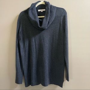 Loft tunic cowl neck sweater